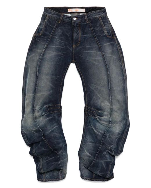Jeans Curva di PDF in Blue da Uomo