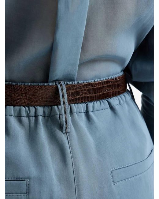 Brunello Cucinelli Blue Tailored Trousers