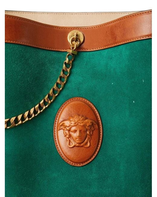 Borsa A Secchiello Piccola di Versace in Blue