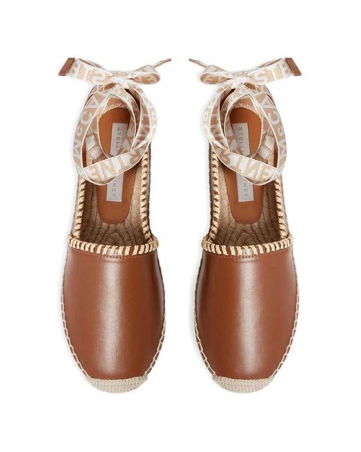 Stella McCartney White Espadrilles With Ankle Tie