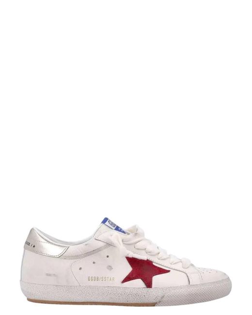 Golden Goose Deluxe Brand Pink Super Star Leather Upper Suede Star Laminated Heel for men