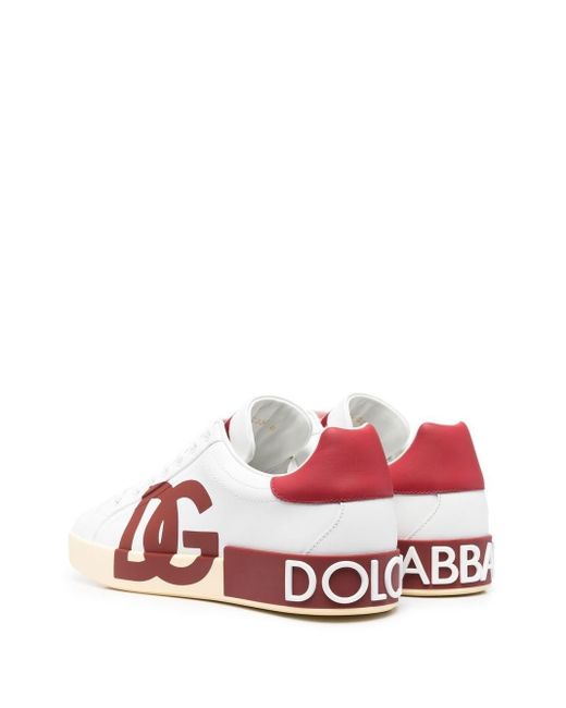 Dolce & Gabbana Pink Sneakers With Print for men