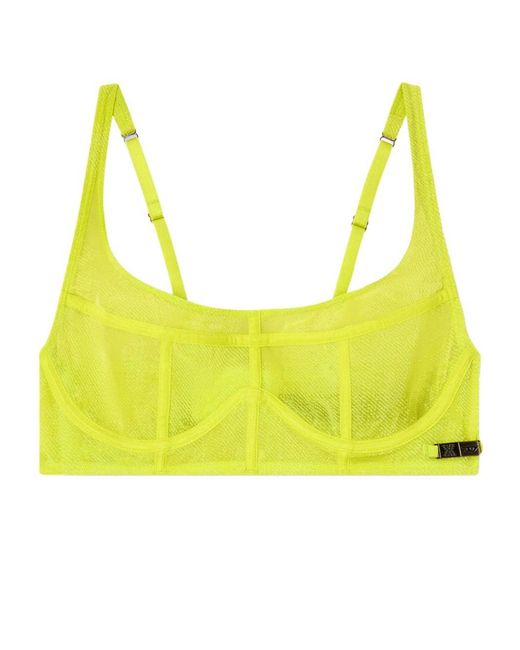 Diesel X Fenty By Rihanna Yellow Longline-Bra