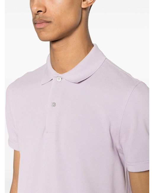 Tom Ford Pink Short-Sleeved Polo Shirt for men