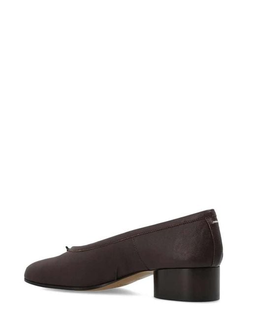 Maison Margiela Brown Tabi Ballet Flats