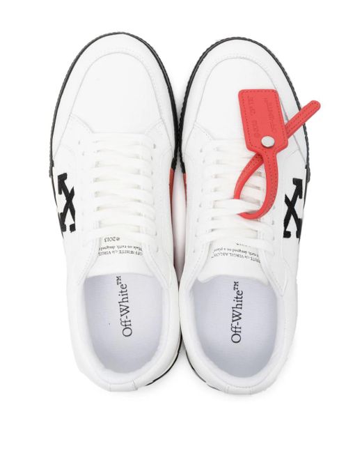 Off-White c/o Virgil Abloh White Off- Vulcanized Leather Sneakers for men