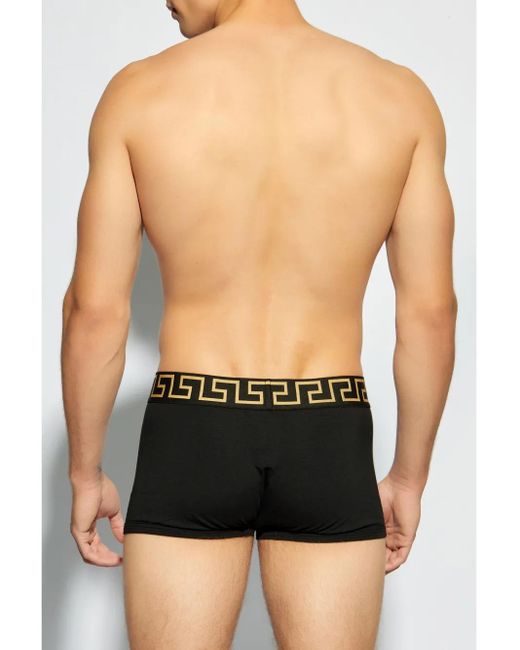 Versace Black Three-Pack Of Boxer Briefs for men