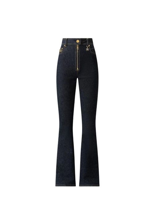 Amiri Blue Flared Jeans With Zip