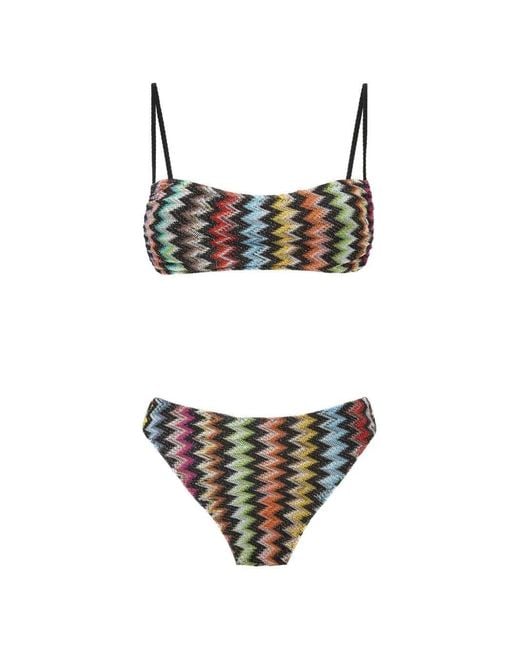 Missoni White Zigzag Bikini