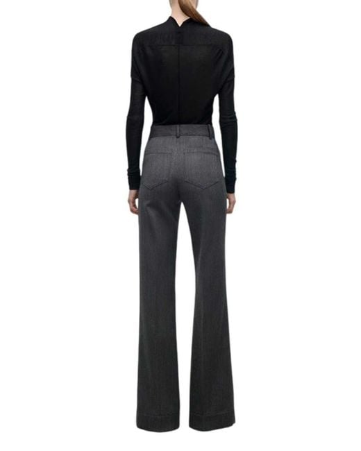 Victoria Beckham Black Alina Trousers