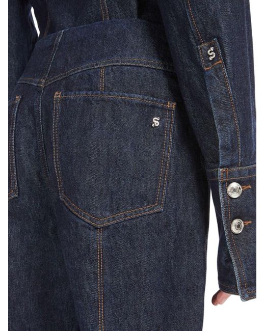 Sportmax 5-Pocket Trousers in Blue | Lyst