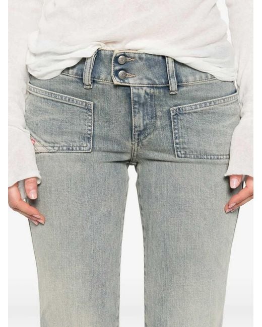 DIESEL Gray Jeans D-Hush