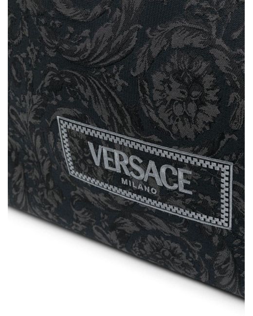 Borsa Tote Barocco Athena di Versace in Black da Uomo