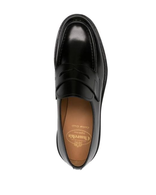 Church's Black Leather Moccasins for men
