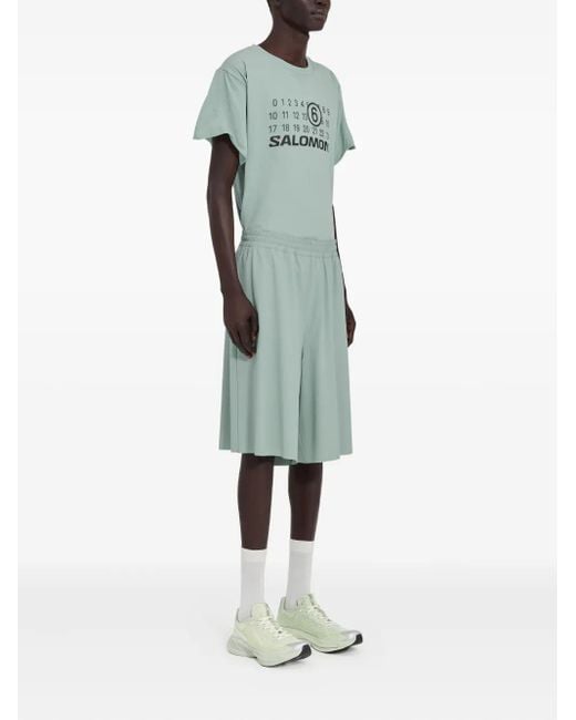 MM6 MAISON MARGIELA X SALOMON Green Mm6 Maison Margiela X Salomon X Salomon Shorts With Nume for men