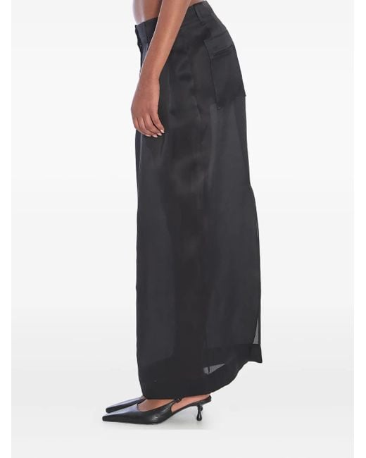 Khaite Black Lucian Skirt