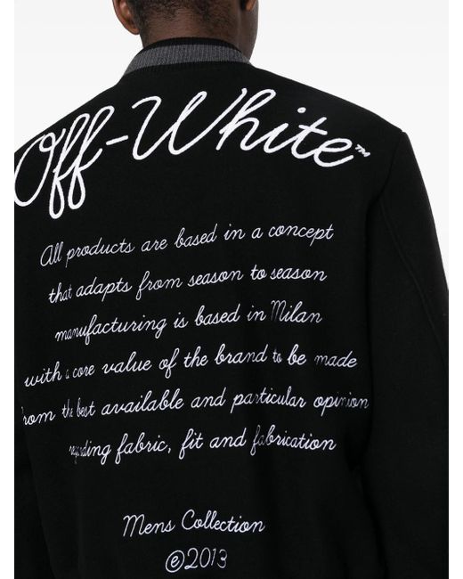 Off-White c/o Virgil Abloh Black Off Coats for men