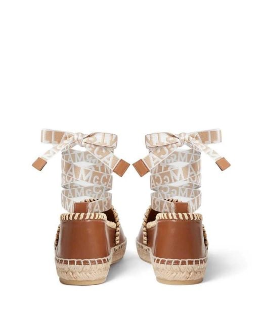 Stella McCartney White Espadrilles With Ankle Tie