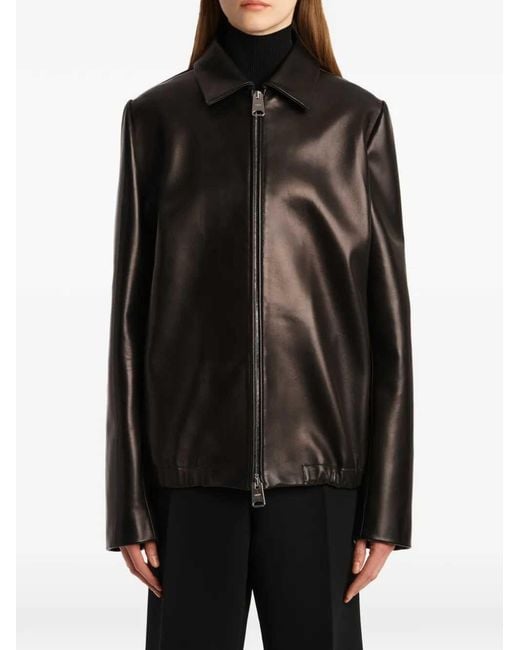 Khaite Black Jackson Zip Jacket