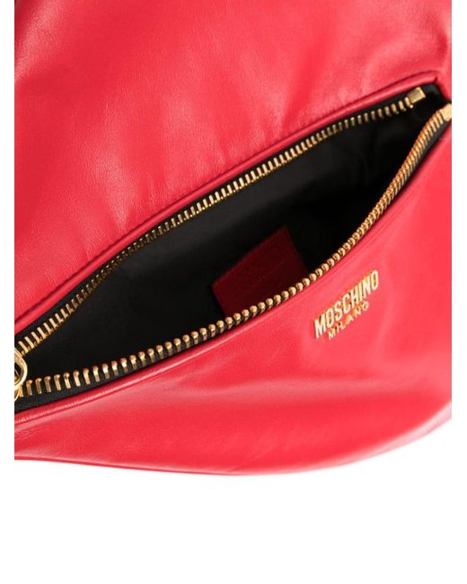 Moschino Pink Asymmetric Shoulder Bag