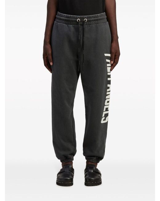 Palm Angels Black City Sports Trousers for men