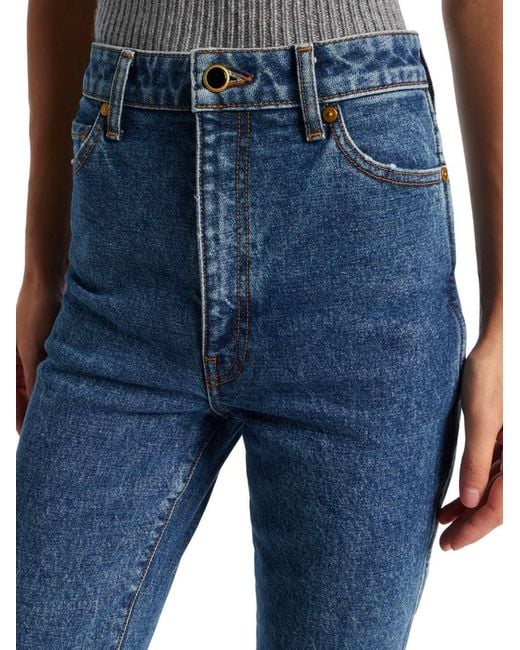 Khaite Blue Daria Slim Jeans