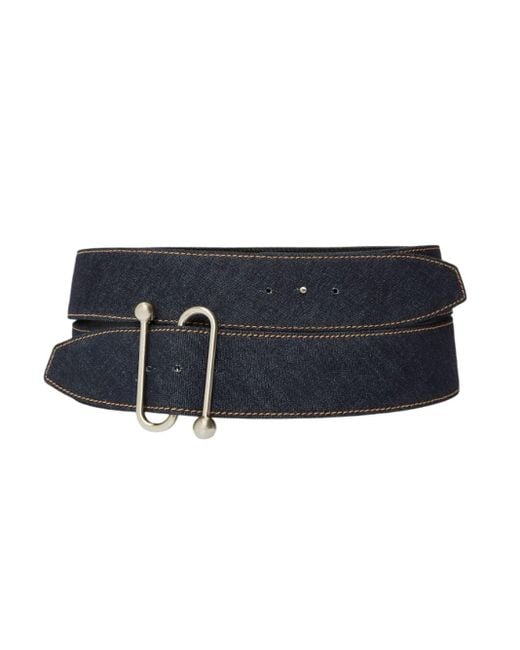 Sportmax Blue Denim Belt