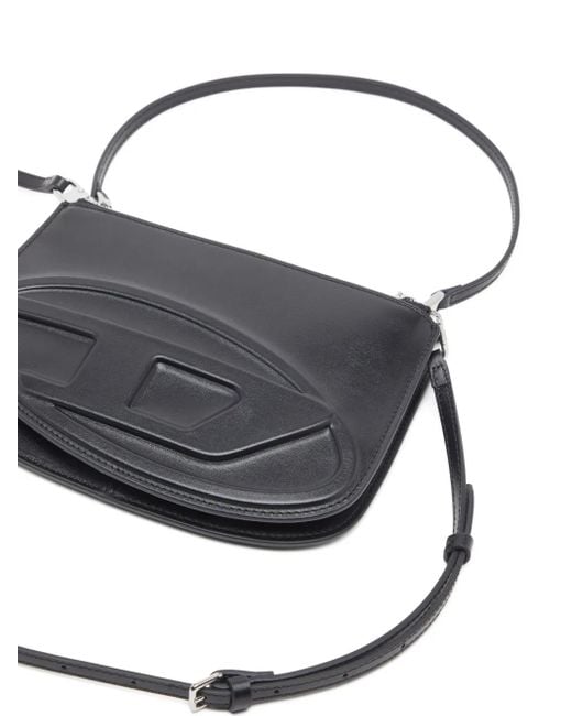 DIESEL Black 1Dr Twin-Double-Pouch Shoulder Bag