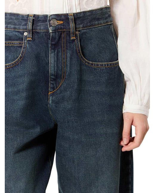 Isabel Marant Blue Oriane Pants