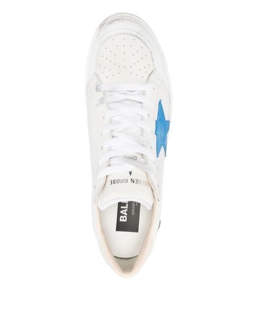 Ballstar Con Sneaker D'Ova D'Oro di Golden Goose Deluxe Brand in Blue da Uomo