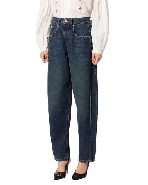 Isabel Marant Blue Oriane Pants