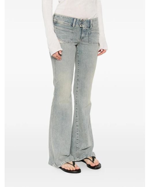 DIESEL Gray Jeans D-Hush