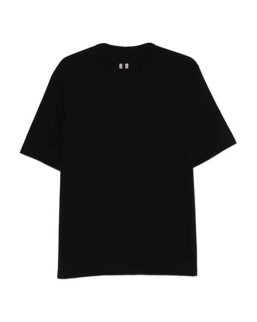 Rick Owens Black Brad T Crew Neck T-Shirt for men