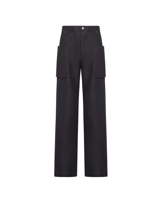 Rick Owens Blue Utility Pant With Pockets for men