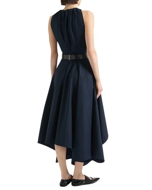 Givenchy Blue Long Asymmetric Dress
