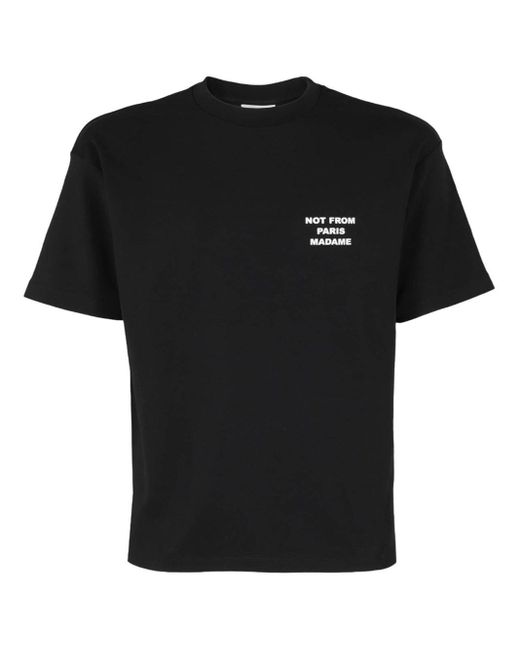 Drole de Monsieur Black The Slogan T-Shirts for men