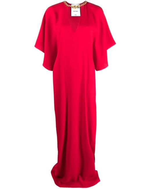 Moschino Red Long Dress