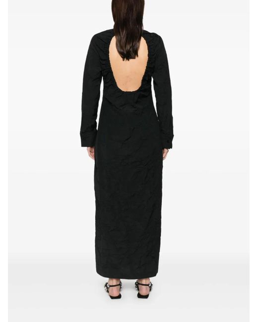 国内発送/送料関税込【MAX MARA】ROVIGO Women's Black Dress Cotton cloth shirt dress, black | 