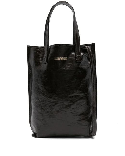 Uma Wang Black Case Medium Tote Bag