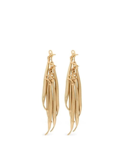Jacquemus Metallic Haricots Drop Earrings