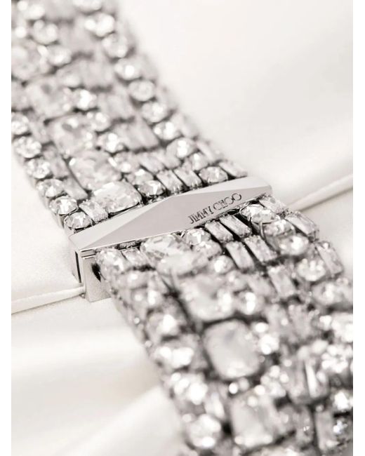 Clutch Zandra di Jimmy Choo in White