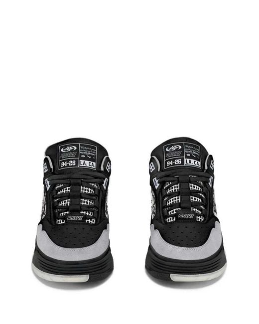 Amiri Black Ma-94 Sneakers With Mesh Inserts for men