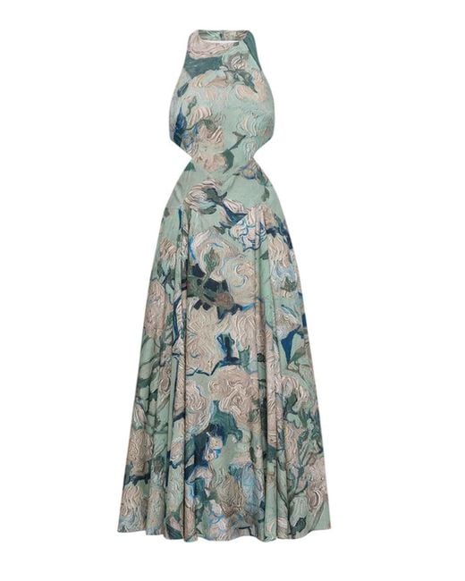 Givenchy Blue Printed Dress