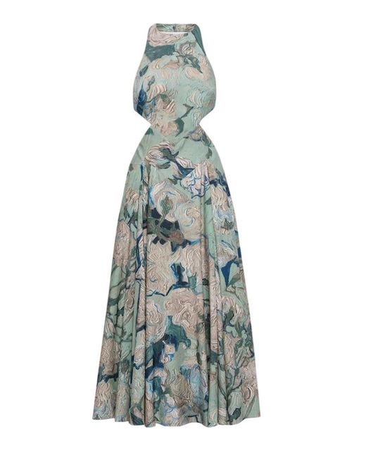 Givenchy Blue Printed Dress