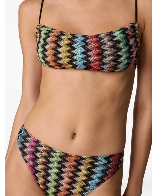 Missoni White Zigzag Bikini