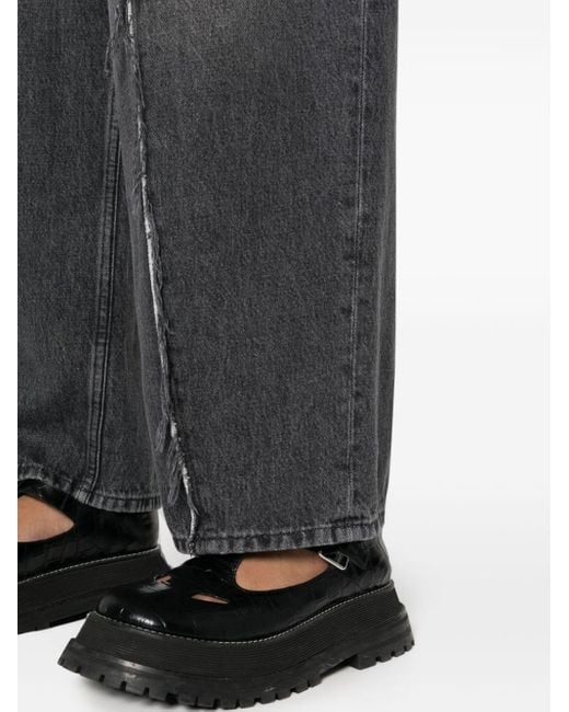 MM6 by Maison Martin Margiela Gray Loose-Fit Jeans