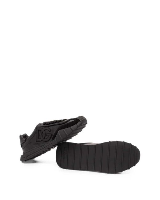 Dolce & Gabbana Black Dg Athletic Low-Top Sneakers for men