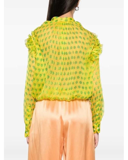Dries Van Noten Yellow Shirt 02250-Cenver Bis 3094 W.W.Shirt