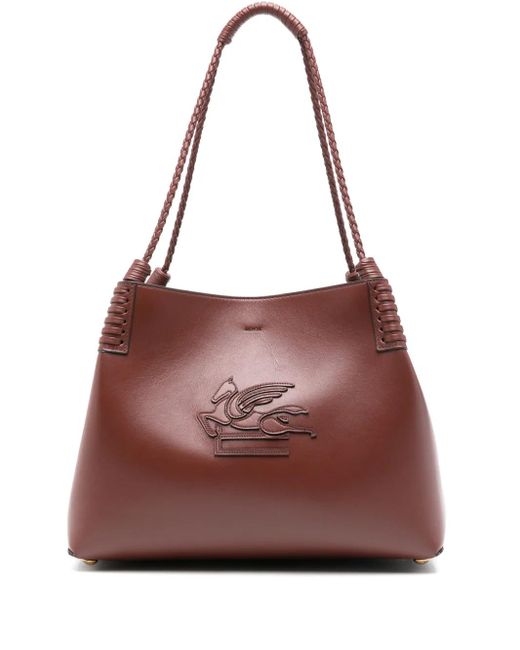Etro Purple Small Libra Shoulder Bag