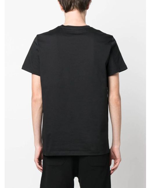 T-Shirt Con Stampa di Balmain in Black da Uomo